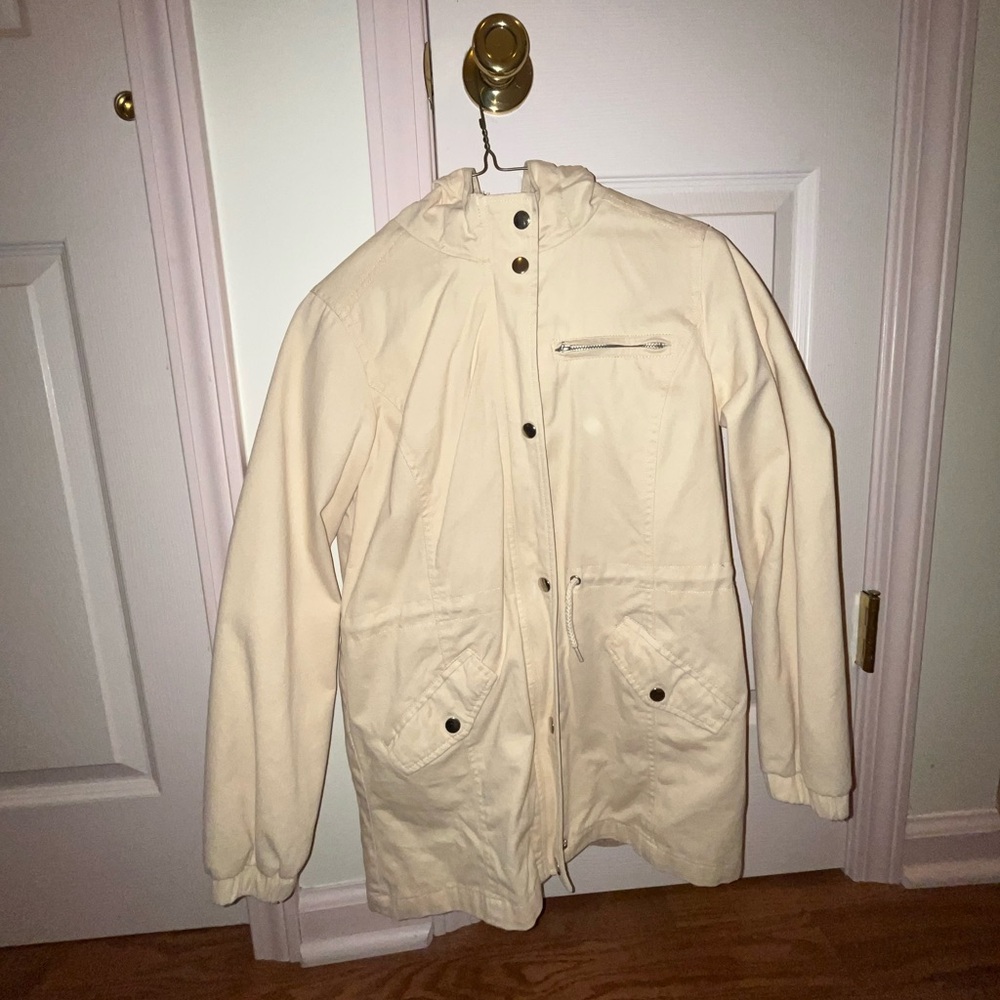 Pastel yellow long jacket